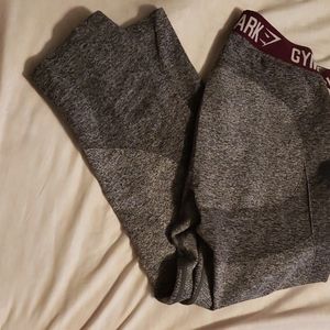 Gymshark cropped flex leggings, size large
